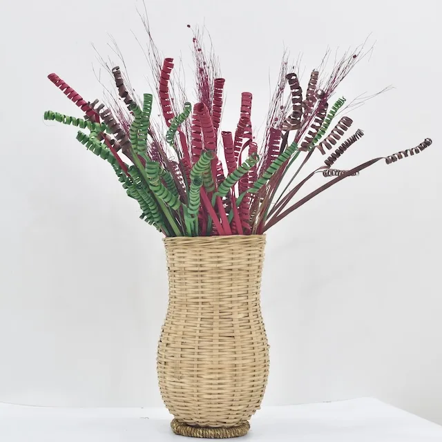 Palm_Strings_Red-Green-Vase Filler